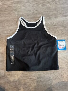 DSG Black Tank Top with White Trim - Kids